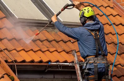 Démoussage et hydrofuge de toiture à Marbois